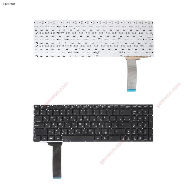 ASUS N56 N550 N56V U500VZ N76 N76VM N76VJ BLACK(Without FRAME) OEM RU N/A Laptop Keyboard ()