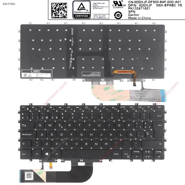Dell XPS 15 9575 Precision 5530 2-in-1 Black （Backlit,win8) SP N/A Laptop Keyboard ()