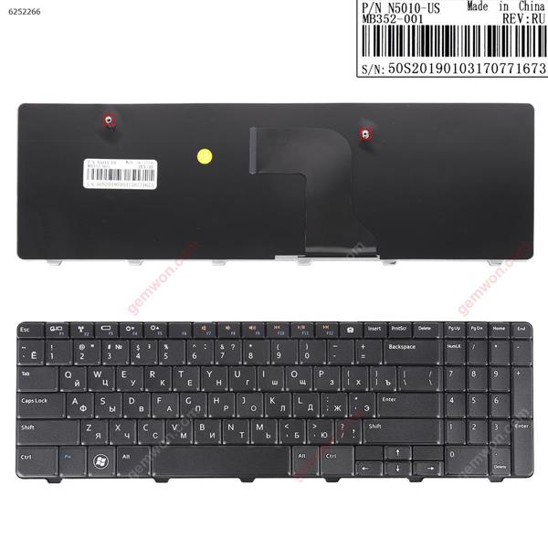 DELL Inspiron N5010 M5010 15 BLACK (Big Enter) RU N/A Laptop Keyboard (OEM-B)