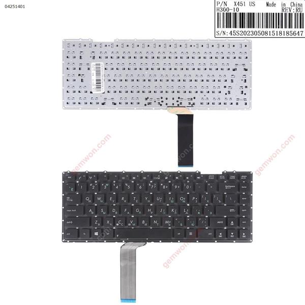 ASUS X451 BLACK(Without FRAME,For Win8) RU N/A Laptop Keyboard ()