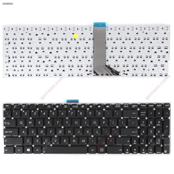 ASUS K555 X555 BLACK(Without FRAME,Without Foil) RU N/A Laptop Keyboard (OEM-B)