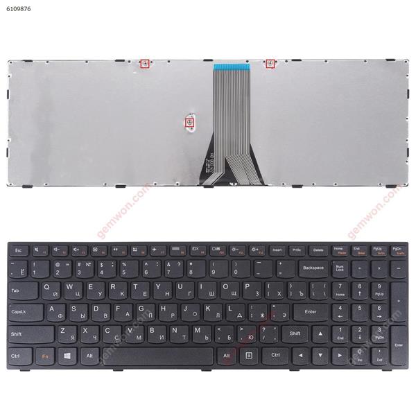 LENOVO G50-70 BLACK FRAME BLACK(For Win8)OEM RU N/A Laptop Keyboard (OEM-A)