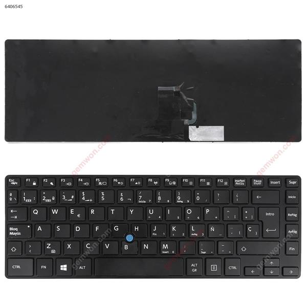 TOSHIBA Z40 BLACK FRAME BLACK (With Point stick,Win8) SP N/A Laptop Keyboard (OEM-B)