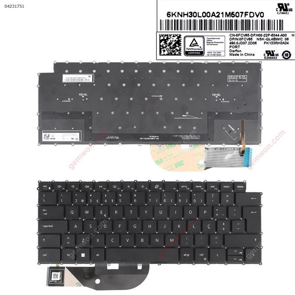 DELL XPS 9500 9510 9520 9700 9710 9720 BLACK (Backlit ,Without FRAME,win8） PO N/A Laptop Keyboard ()