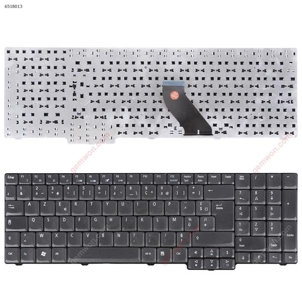 ACER AS7000 9400 BLACK OEM(Without foil) FR ZY-NB006           002-07A56L-A06          45CH0028 Laptop Keyboard (OEM-B)