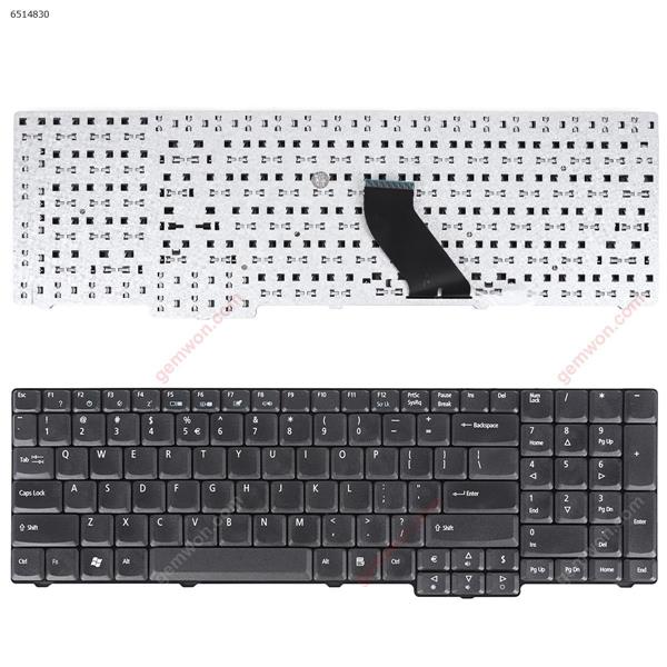 ACER AS7000 9400 BLACK OEM (Without foil) US ZY-NB005     002-07AS3L-A06     45CH0061 Laptop Keyboard (OEM-B)