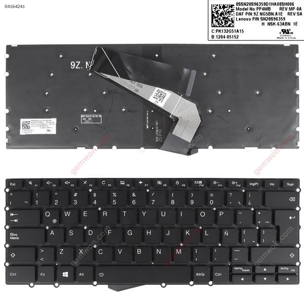 LENOVO 14W GEN 1 BLACK（Without FRAME，win8） LA N/A Laptop Keyboard ()