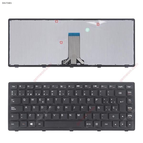 keyboard LENOVO flex 14 G400S BLACK FRAME SP N/A Laptop Keyboard ()
