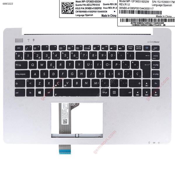 ASUS S451 S451L S451LA V451L S451LD Laptop Palmrest SP Keyboard W/Touchpard SP N/A Laptop Keyboard (Original)