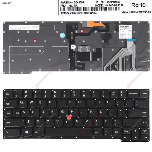 lenovo for thinkpad X1C 2014 x1 For carbon gen 2 type 20A7 20A8(with point Backlit win8) US N/A Laptop Keyboard ()