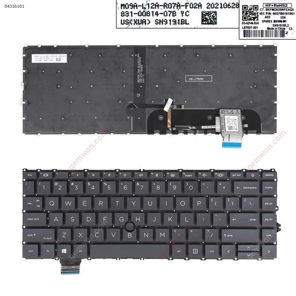 Black HP ZBook Firefly 14 G8 14 G7 BLACK(backlit win8)  N/A