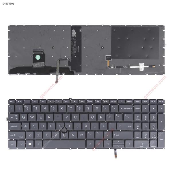 Black HP ZBook Firefly 15 G8 15 G7 BLACK(backlit win8)  N/A