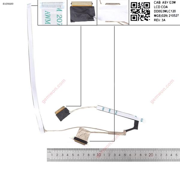 HP TPN-Q264   LCD/LED Cable DD0G3MLC120