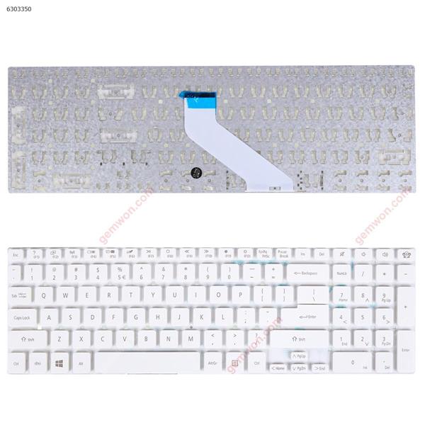 GATEWAY NV55S WHITE  WIN8 US PK130HQ1A00 Laptop Keyboard (OEM-B)