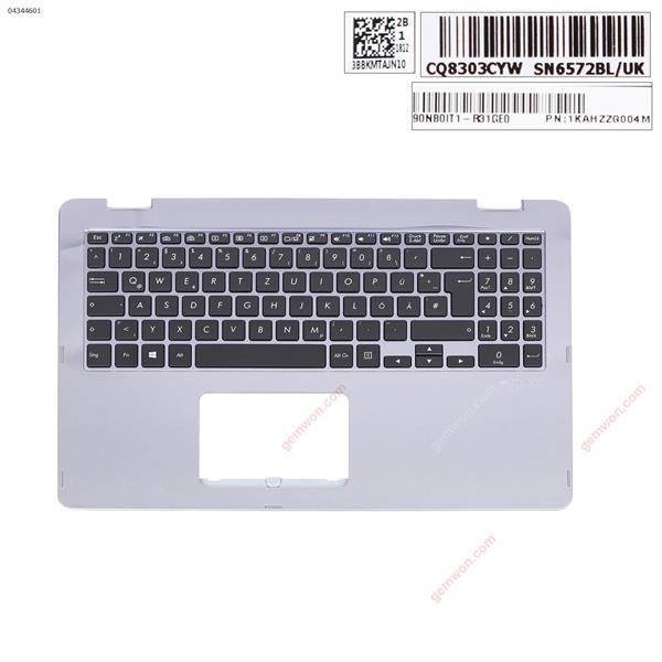 ASUS VivoBook Flip 15 TP510UA TP510UF TP510UQ Laptop Palmrest GR Keyboard without Touchpard   N/A