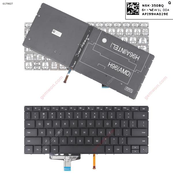 Huawei MateBook 13 WRT-W19 WRT-W29 VLT-W50 HN-W19L HN-W19R BLACK (Backlit Without FRAME，Win8)  US N/A Laptop Keyboard (Original)