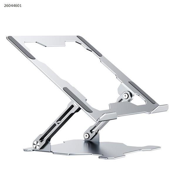 Silver Multifunction Laptop Monitor Stand Portable Foldable Support Base Computer Stand for Home Office Desktop Stand Riser Simple  T618