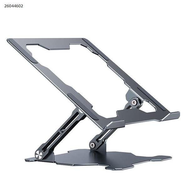 Grey Multifunction Laptop Monitor Stand Portable Foldable Support Base Computer Stand for Home Office Desktop Stand Riser Simple  T618