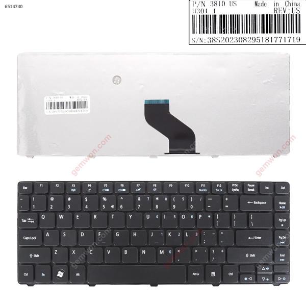 ACER Aspire 4741G 4745; Emachine D640 BLACK(Compatible with 3810T) US NSK-AM21D 9J.N1P82.21D AEZQ1R00010 KB.I140A.229 9Z.N1P82.Q1D V104630DS3 90.4HL07.S1D Laptop Keyboard (OEM-B)