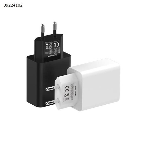 Black PD30W Gallium Nitride Charger CE Certified European Standard 30W Suitable for Apple 15 Phone Tablet Charging Plug Charger & Data Cable FEB-393G A+C PD30W EU