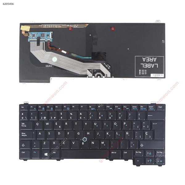 DELL Latitude E5440 BLACK (With point,Backlit, Win8) SP N/A Laptop Keyboard (OEM-B)