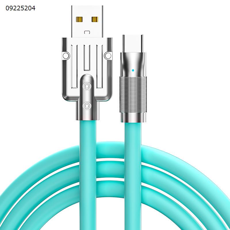 Blue 1m 66W data cable suitable for Huawei Xiaomi vivo Android phone TYPE-C fast charging cable Charger & Data Cable 66W