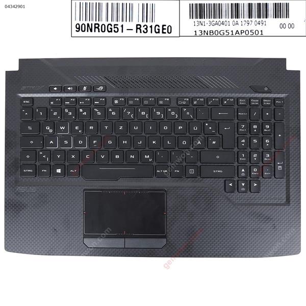 ASUS ROG Strix GL503 GL503VD GL503VM GL503VS Laptop Palmrest GR Keyboard with Touchpard   N/A