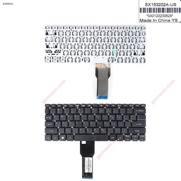 ACER Aspire A514-54  BLACK(For Win8) US N/A Laptop Keyboard (OEM-B)