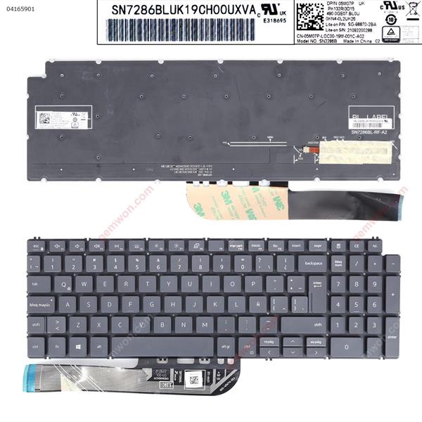Dell 7591 7590 P83F 5580 5584 5593 5598 GRAY(Backlit,win8) LA N/A Laptop Keyboard ()