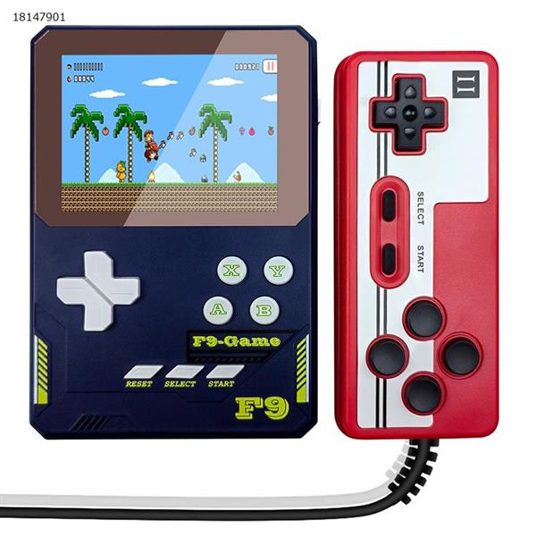 [Blue] Handheld game console Classic 500 and 1 Power Bank game console Retro 3.5 
