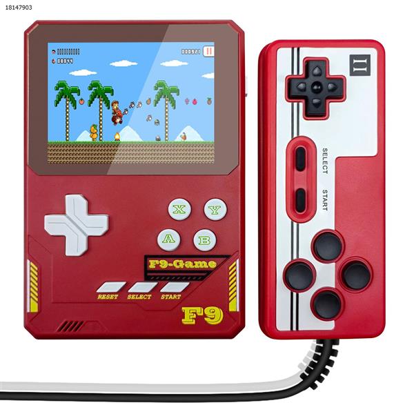 [Red] Handheld game console Classic 500 and 1 Power Bank game console Retro 3.5 