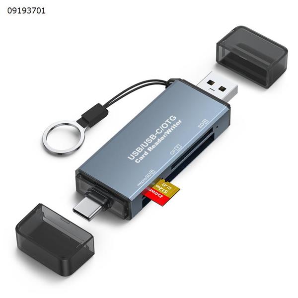 cf card reader 3-in-1 SD memory card microSD SLR Camera type-C Dual-purpose otg Car USB reader card  YC721