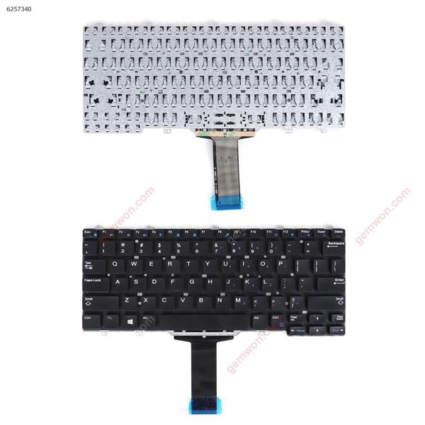 DELL Latitude 13 7000 7350 BLACK (Without Frame,，For Win8) US N/A Laptop Keyboard (OEM-B)
