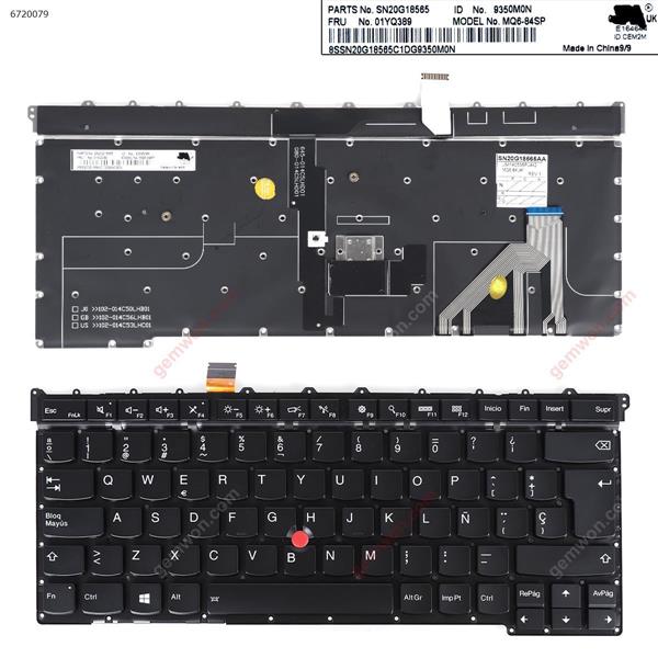Lenovo ThinkPad X1 Carbon 3GEN 2015 BLACK SP N/A Laptop Keyboard (Original)
