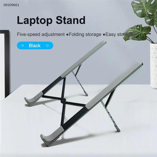 [Grey] X-type tablet stand Laptop stand Foldable storage computer stand elevates desktop Mobile Phone Mounts & Stands Q9