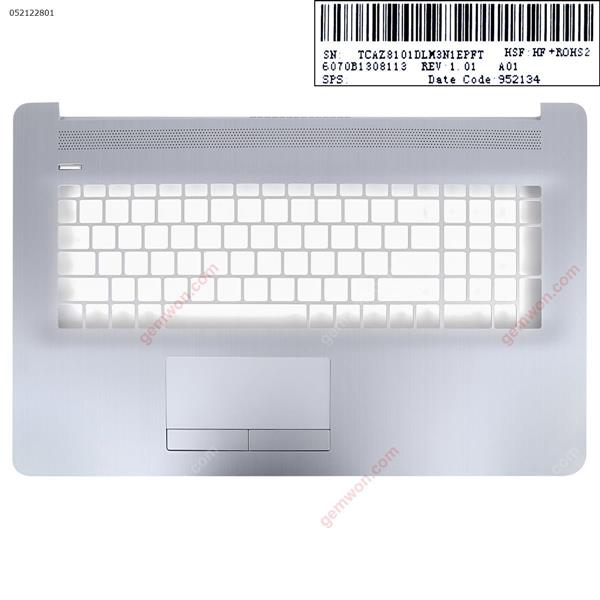  HP Pavilion 17-CA 17-BY 17.3''Silver Upper Palmrest W/ODD Keyboard Cover Cover 6070B1308113