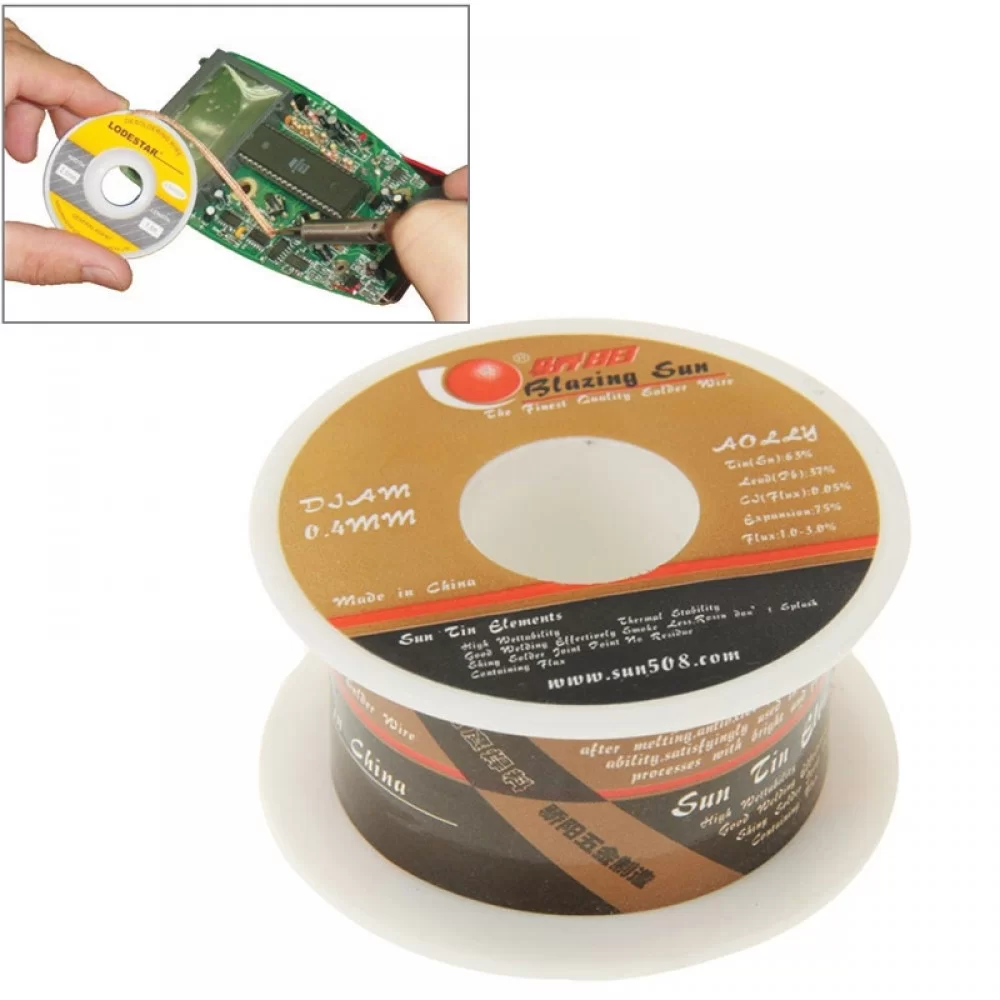 0.4mm Solder Wire Flux Tin Lead Melt Soldering Wire
