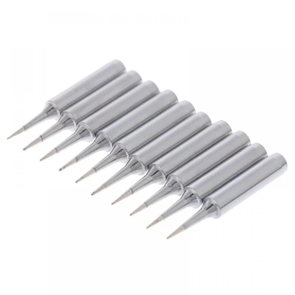 10 PCS 900M-T-1C Small C Type Lead-free Electric Welding Soldering Iron Tips