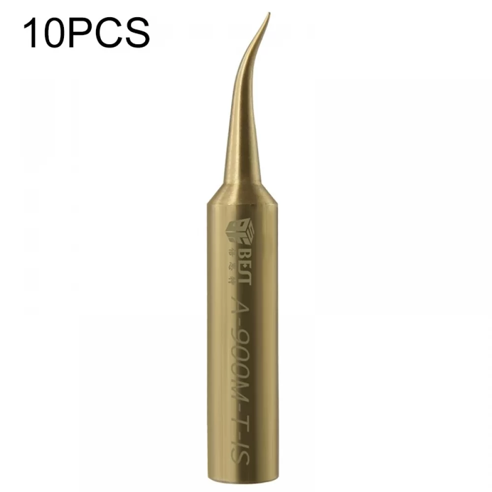 10 PCS BEST Pure Copper Low Temperature Soldering Iron Tip Special for Welding Fly Jump Wire A-900M-T-IS