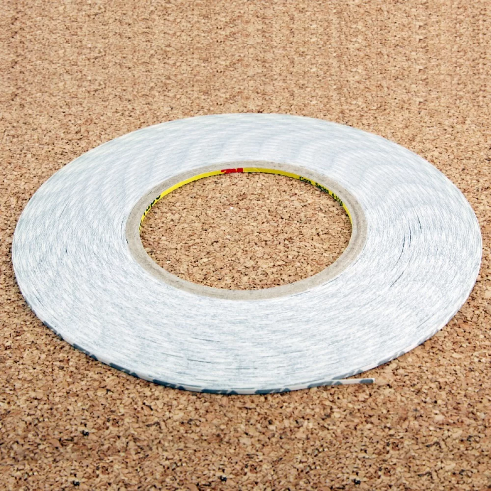 1mm 3M Double Sided Adhesive Sticker Tape for iPhone / Samsung / HTC Mobile Phone Touch Panel Repair, Length: 50m(White)