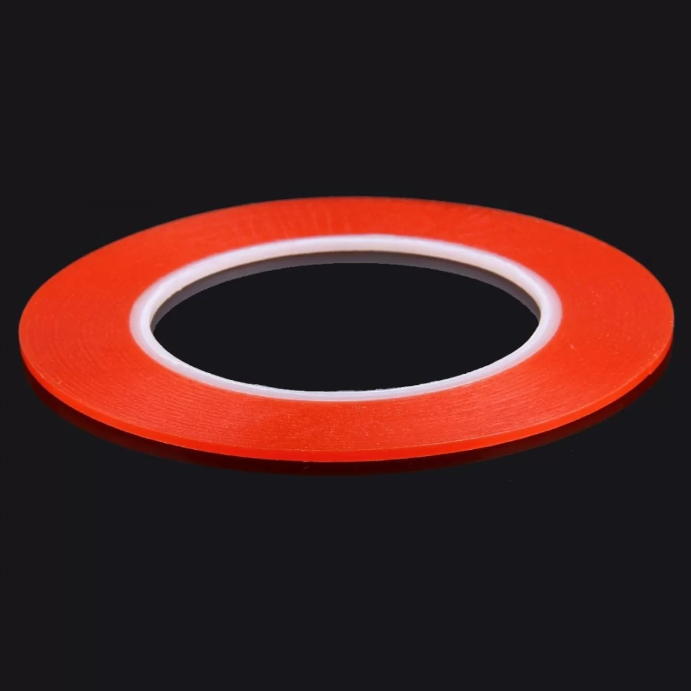 2mm width 3M Double Sided Adhesive Sticker Tape for iPhone / Samsung / HTC Mobile Phone Touch Panel Repair, Length: 25m (Red)