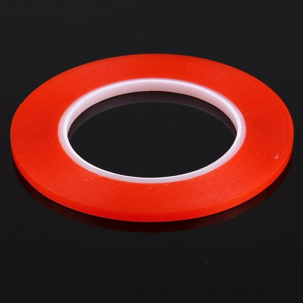 5mm width 3M Double Sided Adhesive Sticker Tape for iPhone / Samsung / HTC Mobile Phone Touch Panel Repair, Length: 25m(Red)