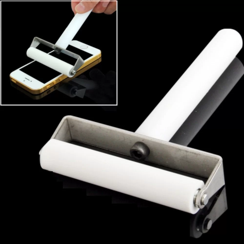 6cm Manual Dust Remove Silicone Roller for iPhone 5 & 5C & 5S / Galaxy S IV mini / i9190 / i9192(White)