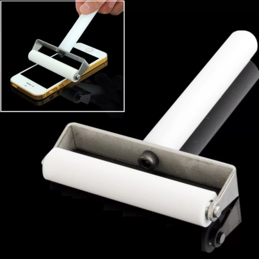 7cm Manual Dust Remove Silicone Roller for iPhone / Galaxy S III / i9300 / S III mini / i8190 / S IV / i9500 / S IV mini / i9190 / i9192(White)