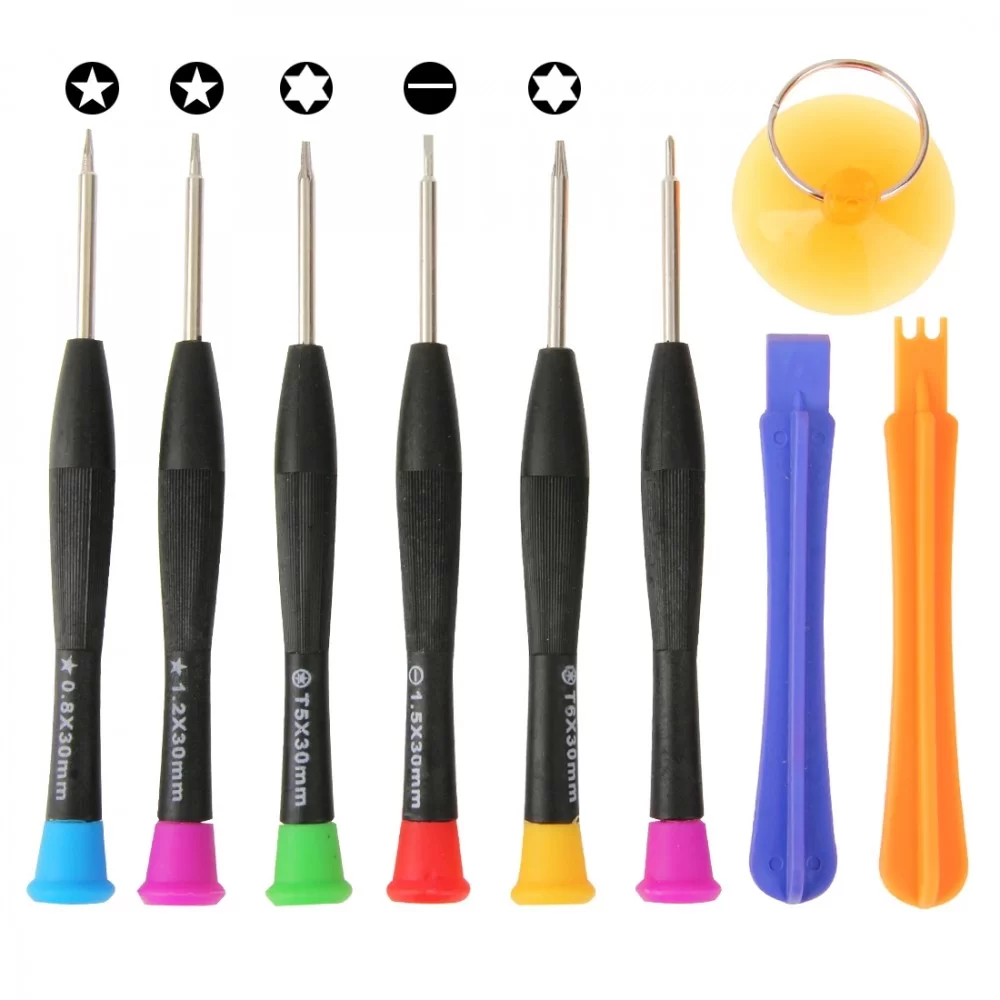 9 in 1 Professional Screwdriver Repair Open Tool Kit for iPhone 6 & 6s / iPhone 5 & 5S