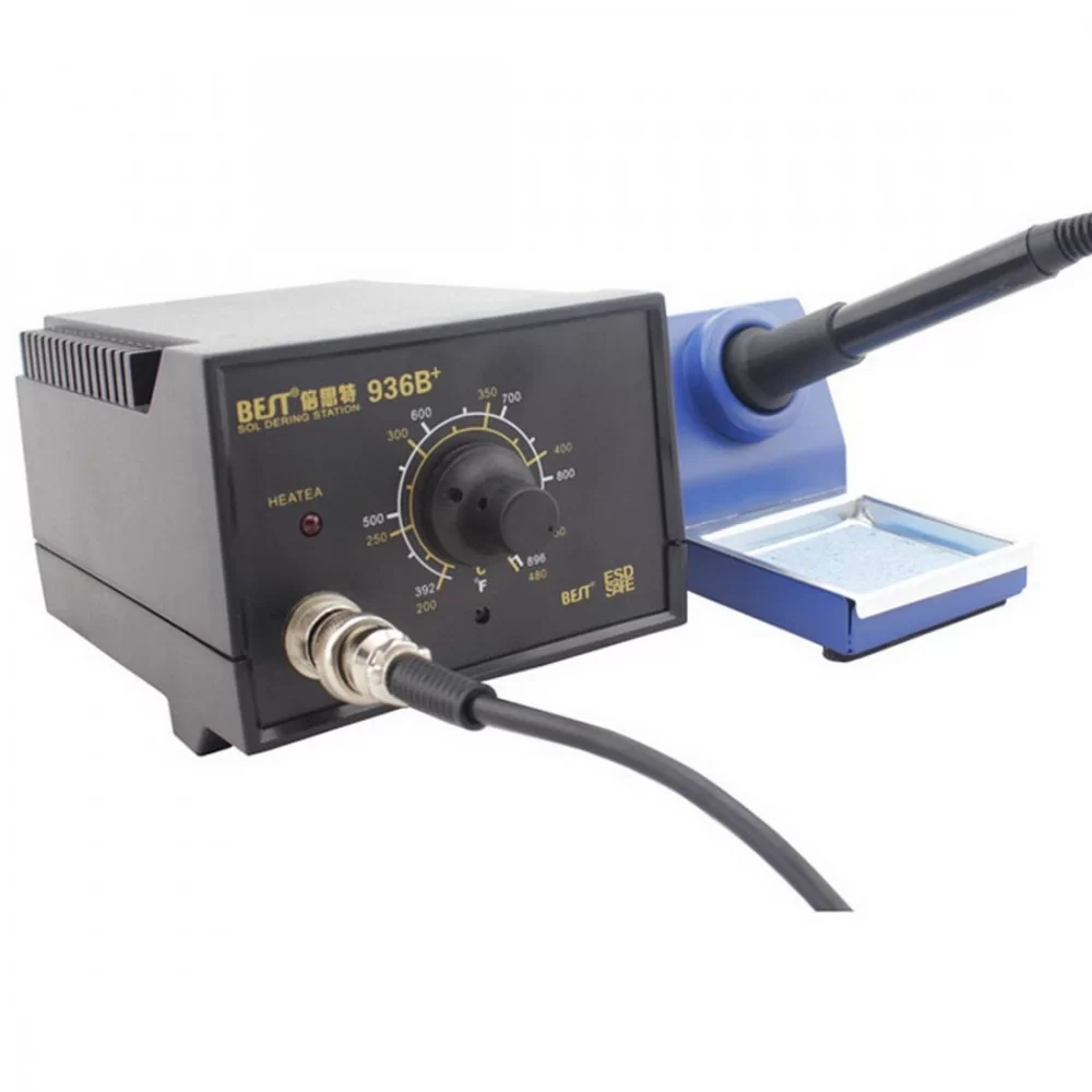 BEST BST-936B+ AC 220V Thermostatic Soldering Station Anti-static Electric Iron, China Plug