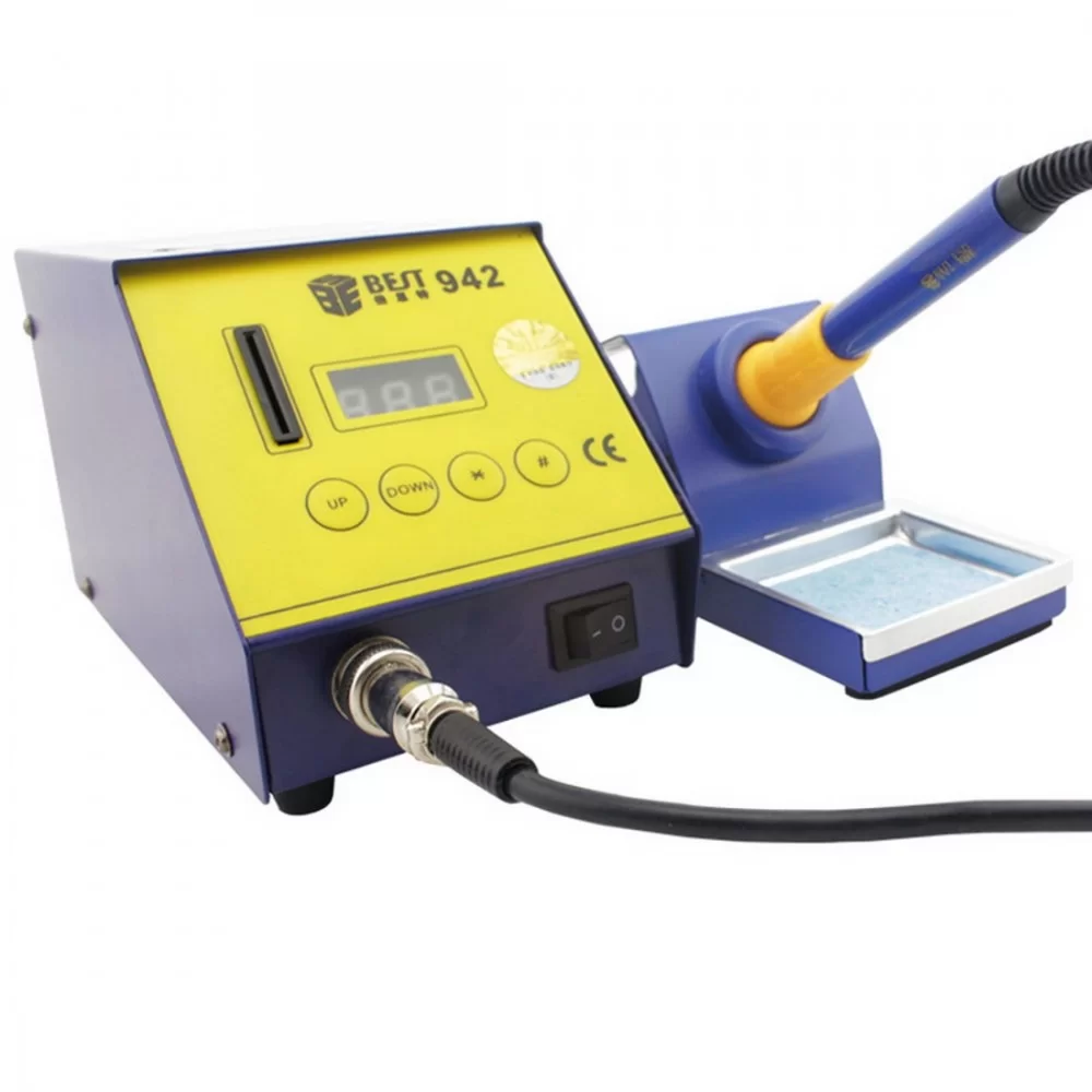 BEST BST-942 AC 220V LED Displayer Unleaded Thermostatic Soldering Station Anti-static Electric Iron