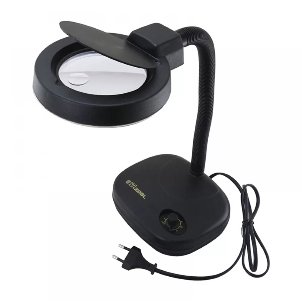 BEST Portable Magnifying Glass Lamp with 36 LED Adjustable brightness (Voltage 220V)