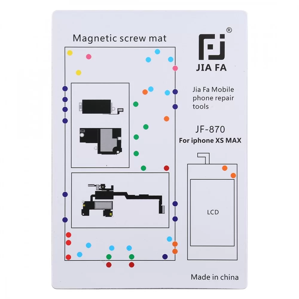 JIAFA JF-870 Magnetic Pad Screw Board for iPhone XS Max
