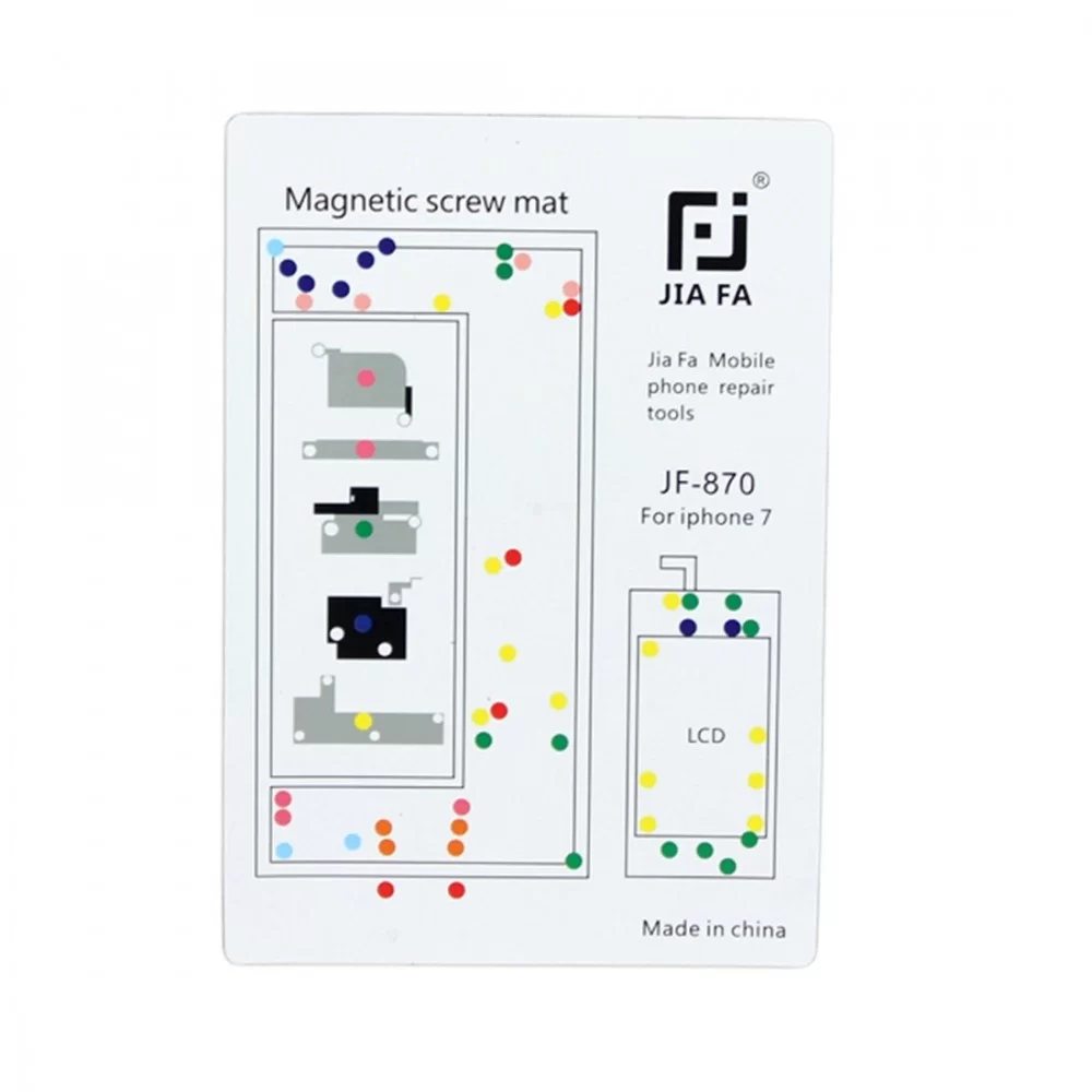 JIAFA Magnetic Screws Mat for iPhone 7